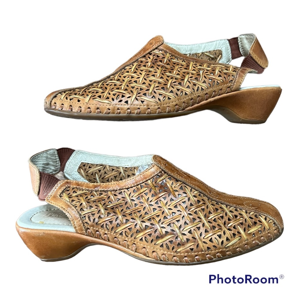 Pikolinos Slingback Leather Sandal Size 37/US 7